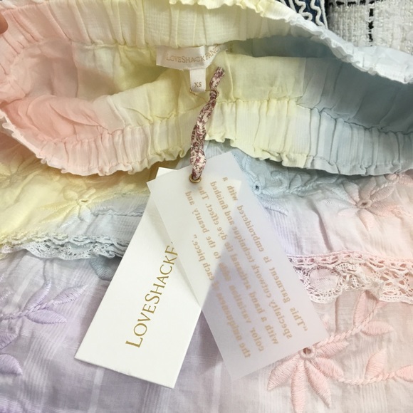 RARE Loveshackfancy Tully Skirt Bestseller Tie Dye - Picture 9 of 13